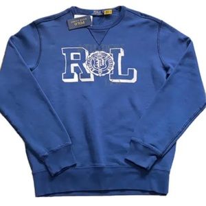 Polo Ralph Lauren RL Athletic Division Crewneck Fleece Sweater Mens 2XL